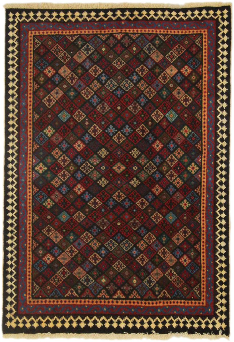 Persisk tæppe Shiraz 148x102 148x102, Persisk tæppe Knyttet i hånden