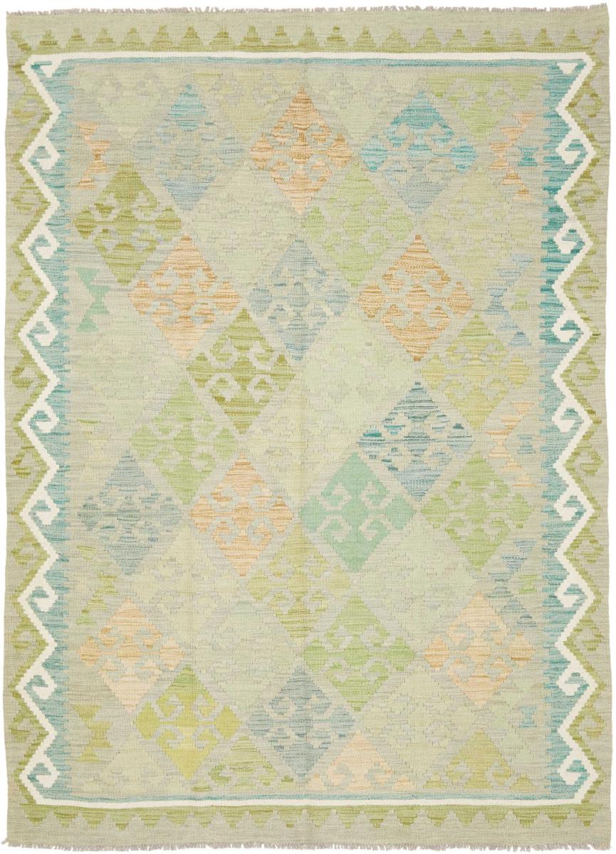 Afghaans tapijt Kilim Afghan 202x149 202x149, Perzisch tapijt Handgeweven