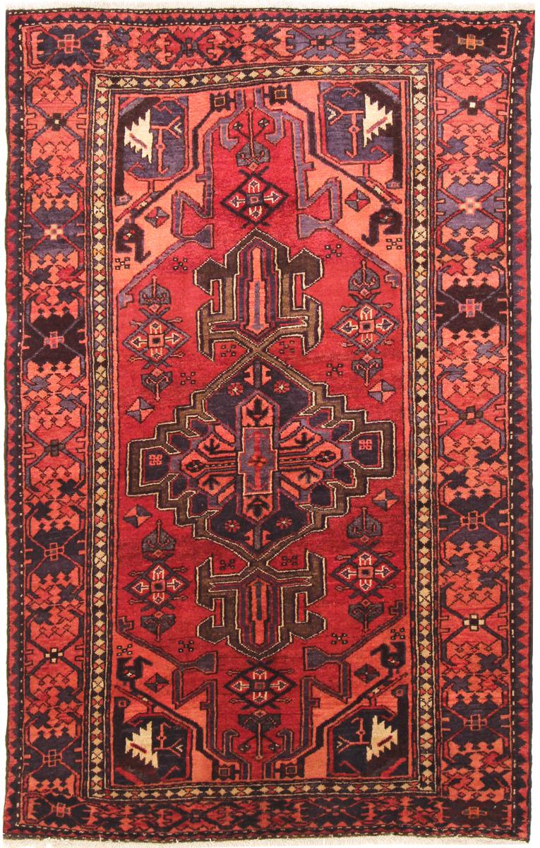 Persisk tæppe Zanjan 203x129 203x129, Persisk tæppe Knyttet i hånden