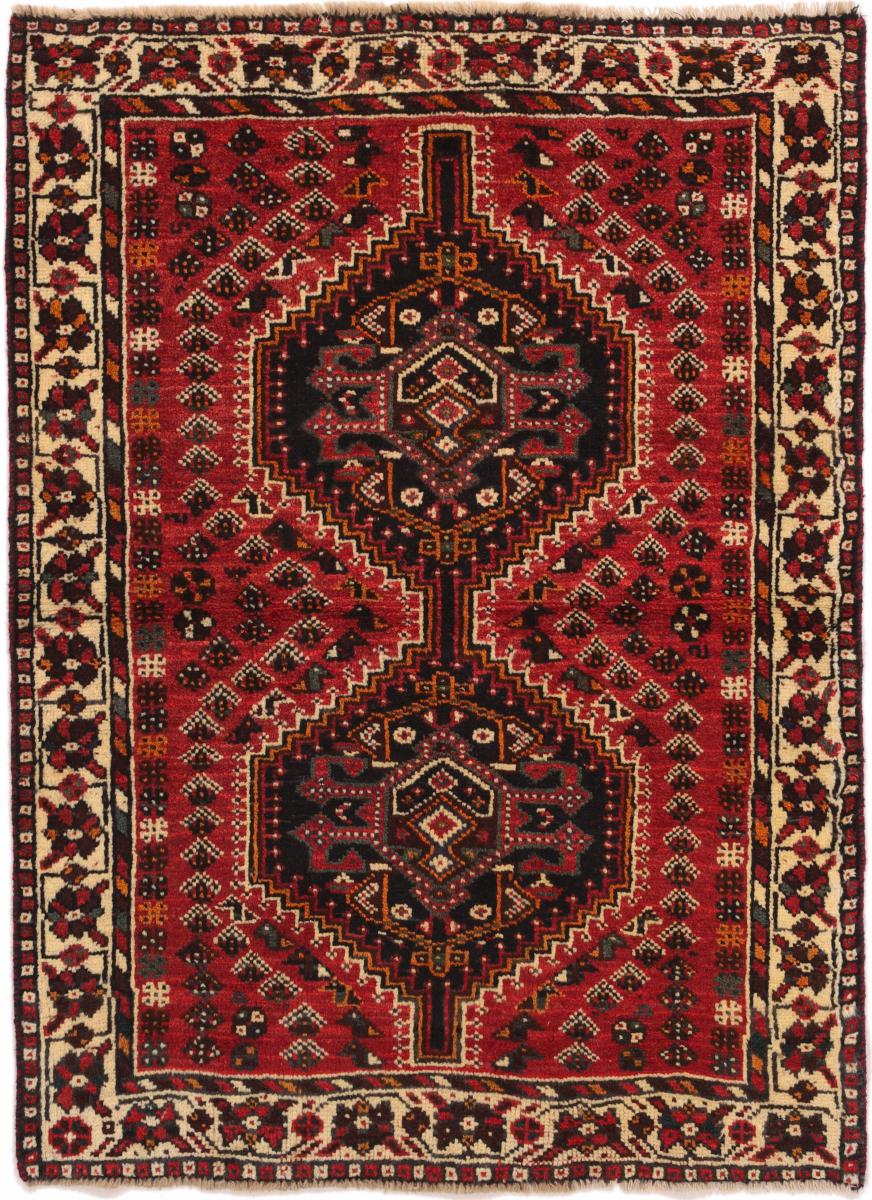 Tapete persa Shiraz 142x103 142x103, Tapete persa Atado à mão