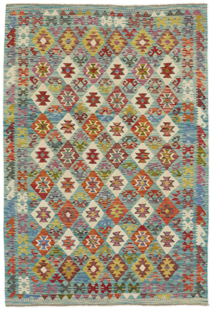 Tapete afegão Kilim Afegão 252x176 252x176, Tapete persa Tecido à mão