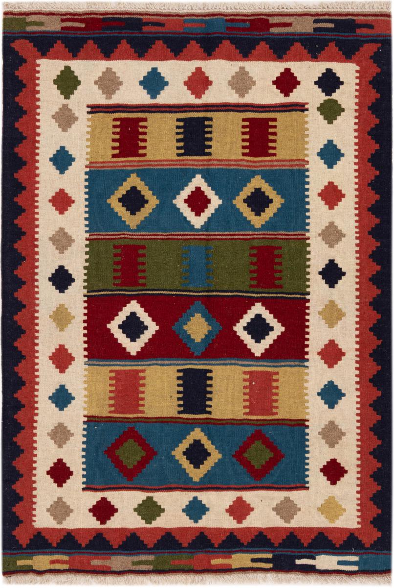 Perzisch tapijt Kilim Fars Shiraz 148x104 148x104, Perzisch tapijt Handgeweven