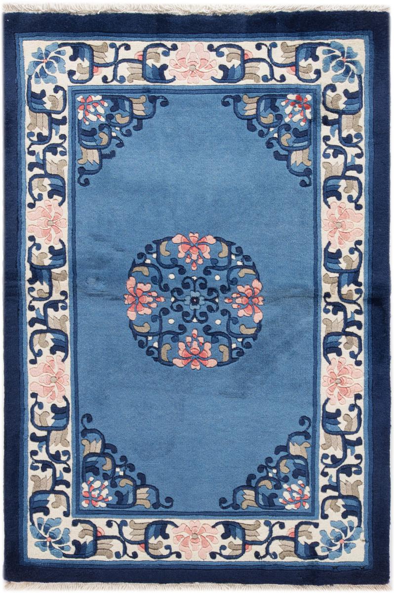 Chinees tapijt China Peking 91x61 91x61, Perzisch tapijt Handgeknoopte