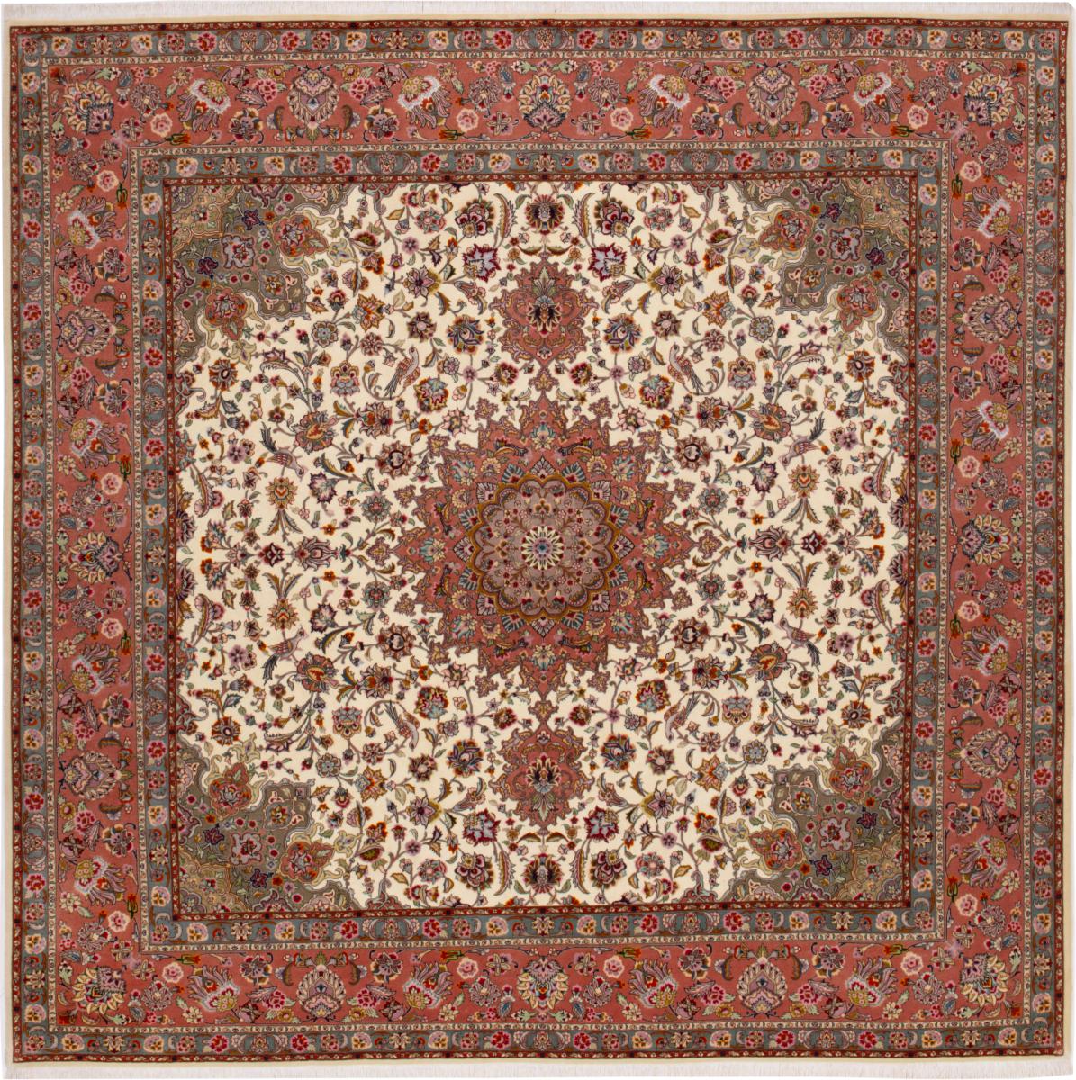 Perzisch tapijt Tabriz 50Raj 246x247 246x247, Perzisch tapijt Handgeknoopte