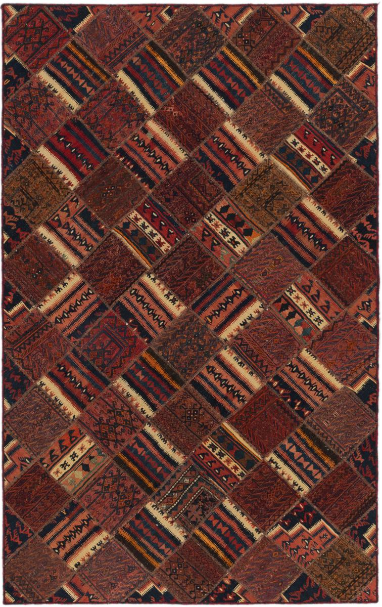 Perský koberec Kilim Patchwork 225x139 225x139, Perský koberec Ručně tkaný