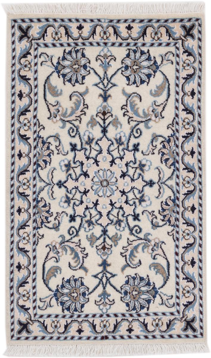 Tapis persan Naïn 91x59 91x59, Tapis persan Noué à la main