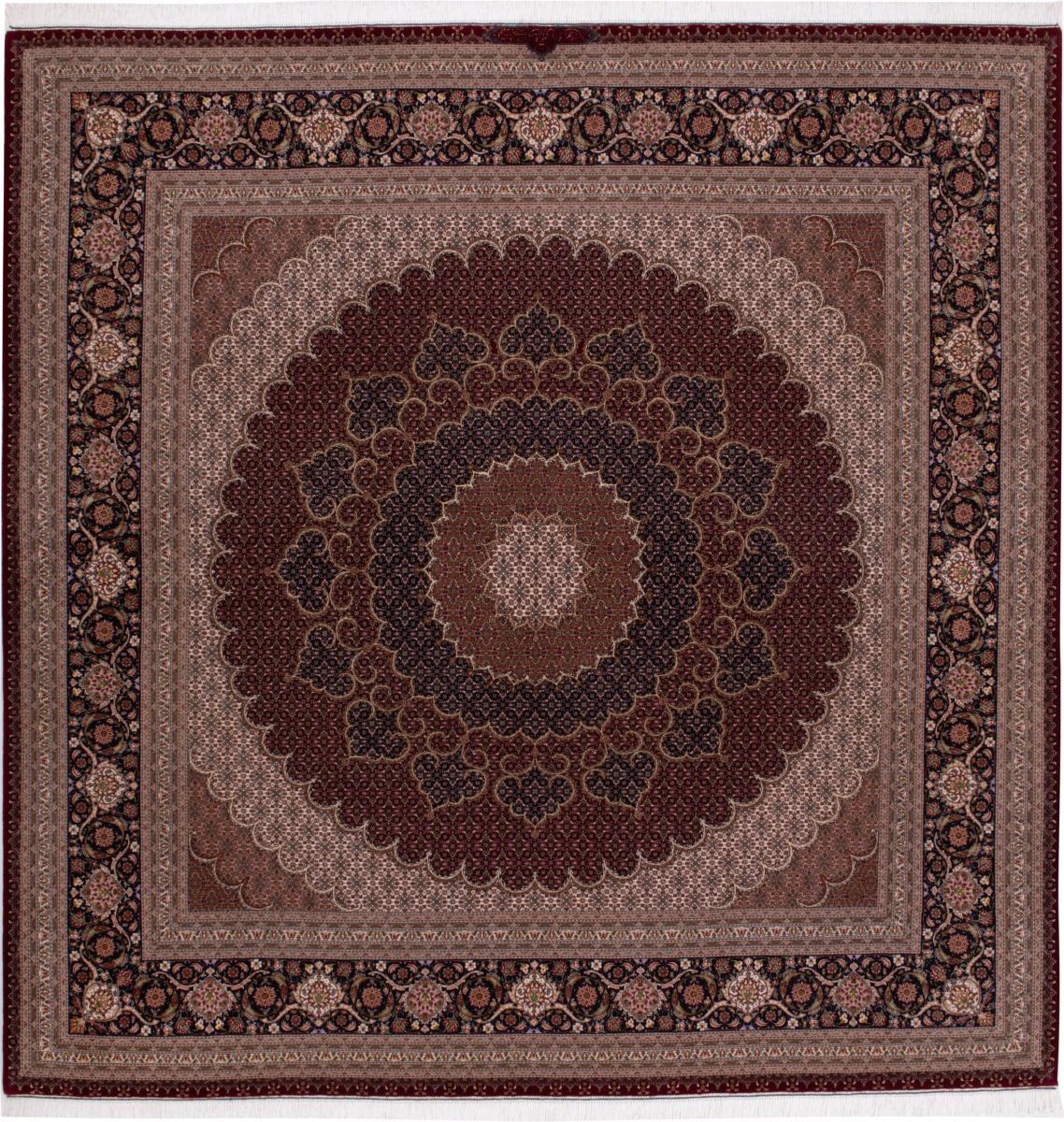 Perzisch tapijt Tabriz 50Raj 253x249 253x249, Perzisch tapijt Handgeknoopte
