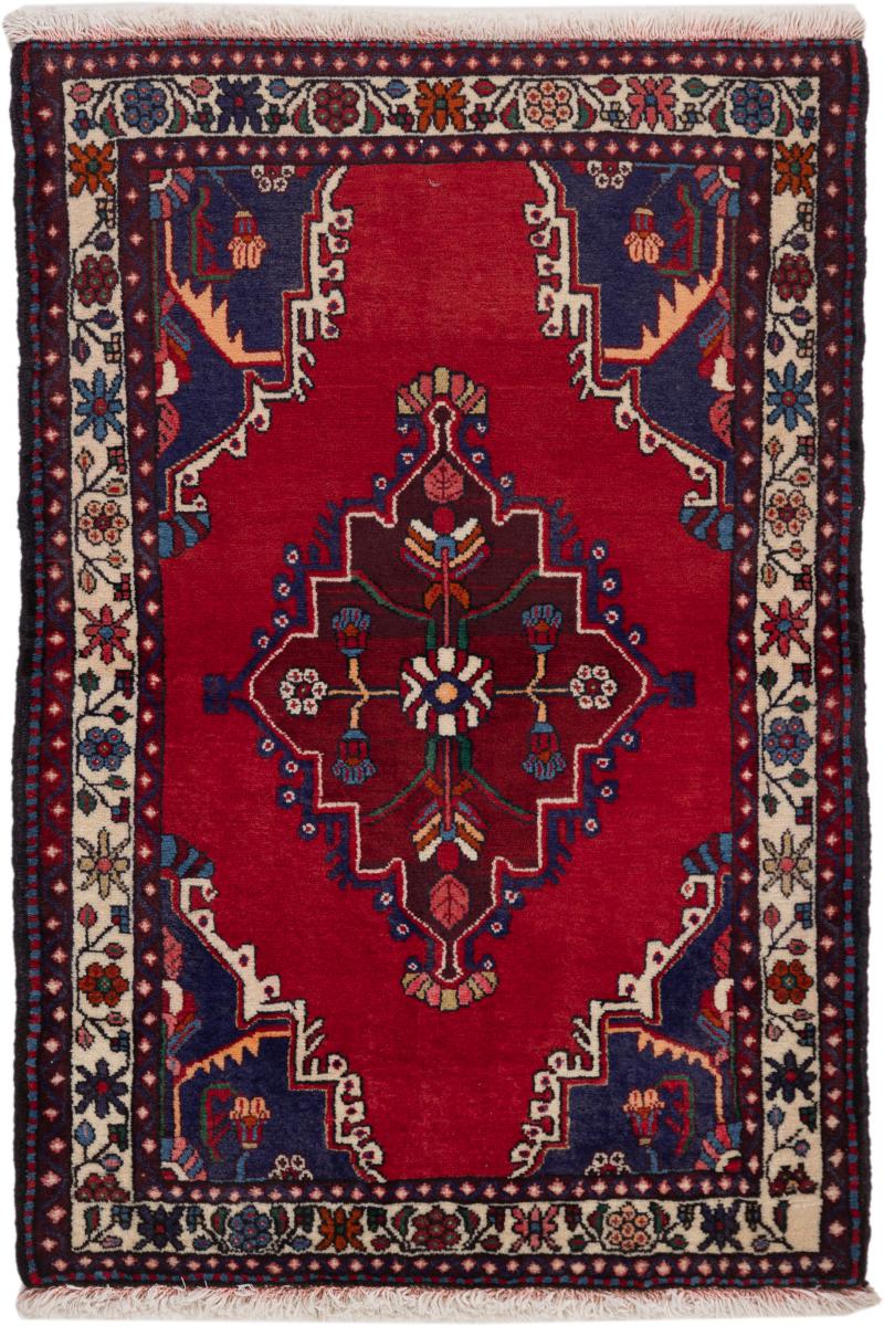 Tapis persan Sarough 123x83 123x83, Tapis persan Noué à la main