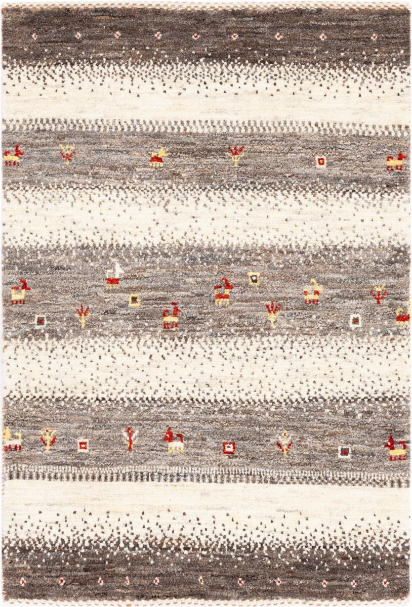 Tappeto persiano Perser Gabbeh Loribaft Natura 89x59 89x59, Tappeto persiano Annodato a mano