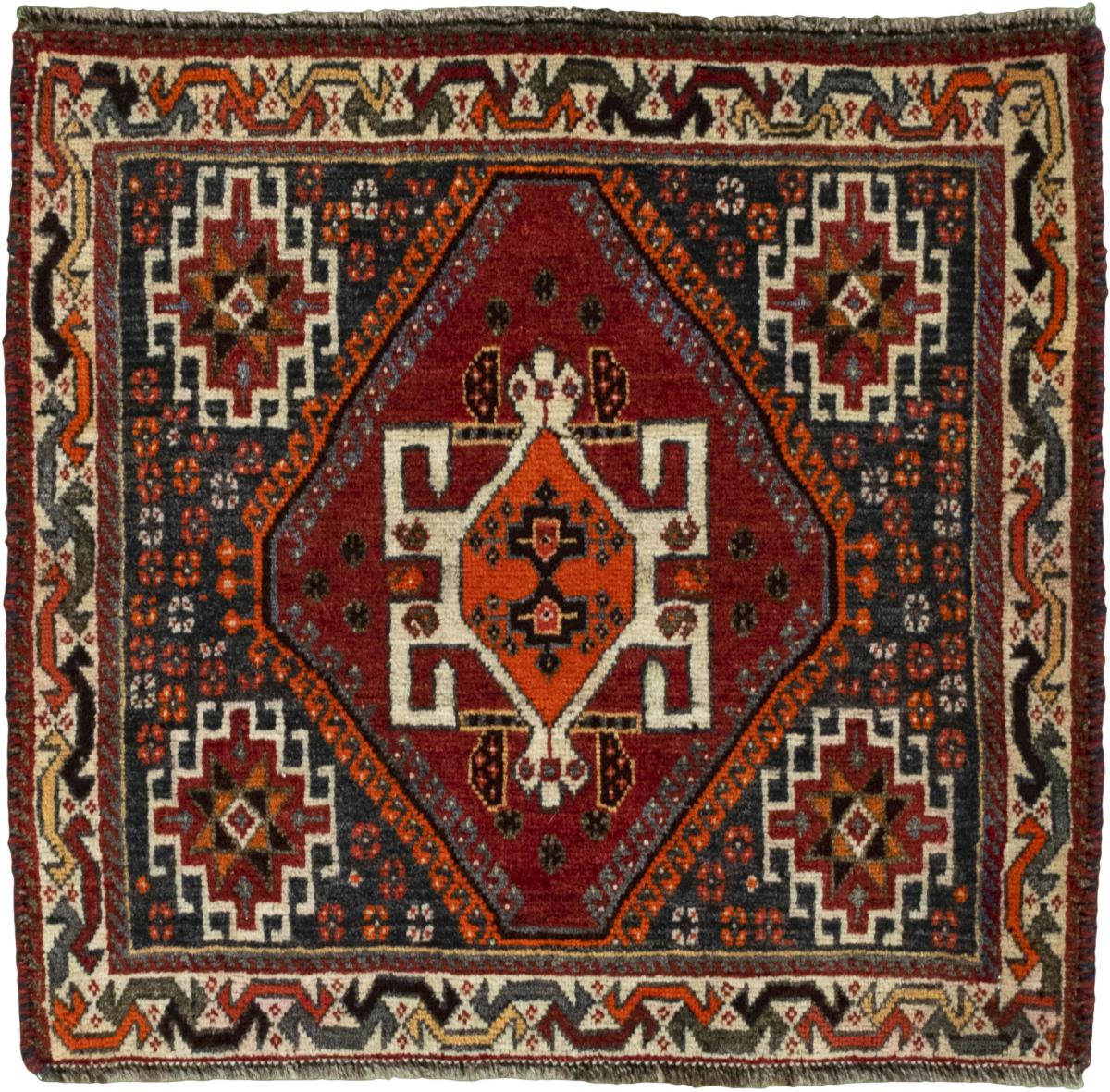 Persian Rug Shiraz 62x67 62x67, Persian Rug Knotted by hand