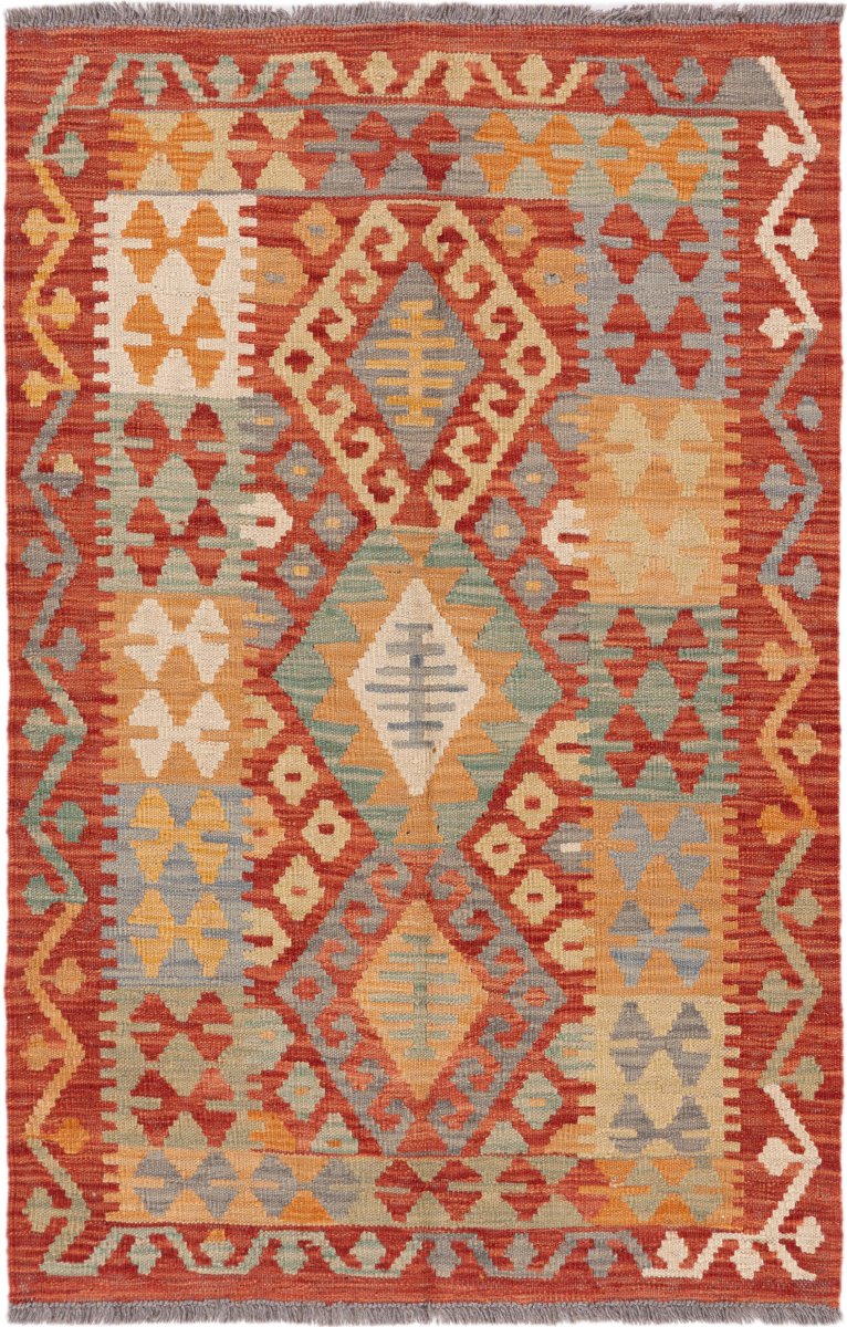 Afghansk teppe Kelim Afghan 124x80 124x80, Persisk teppe Håndvevd