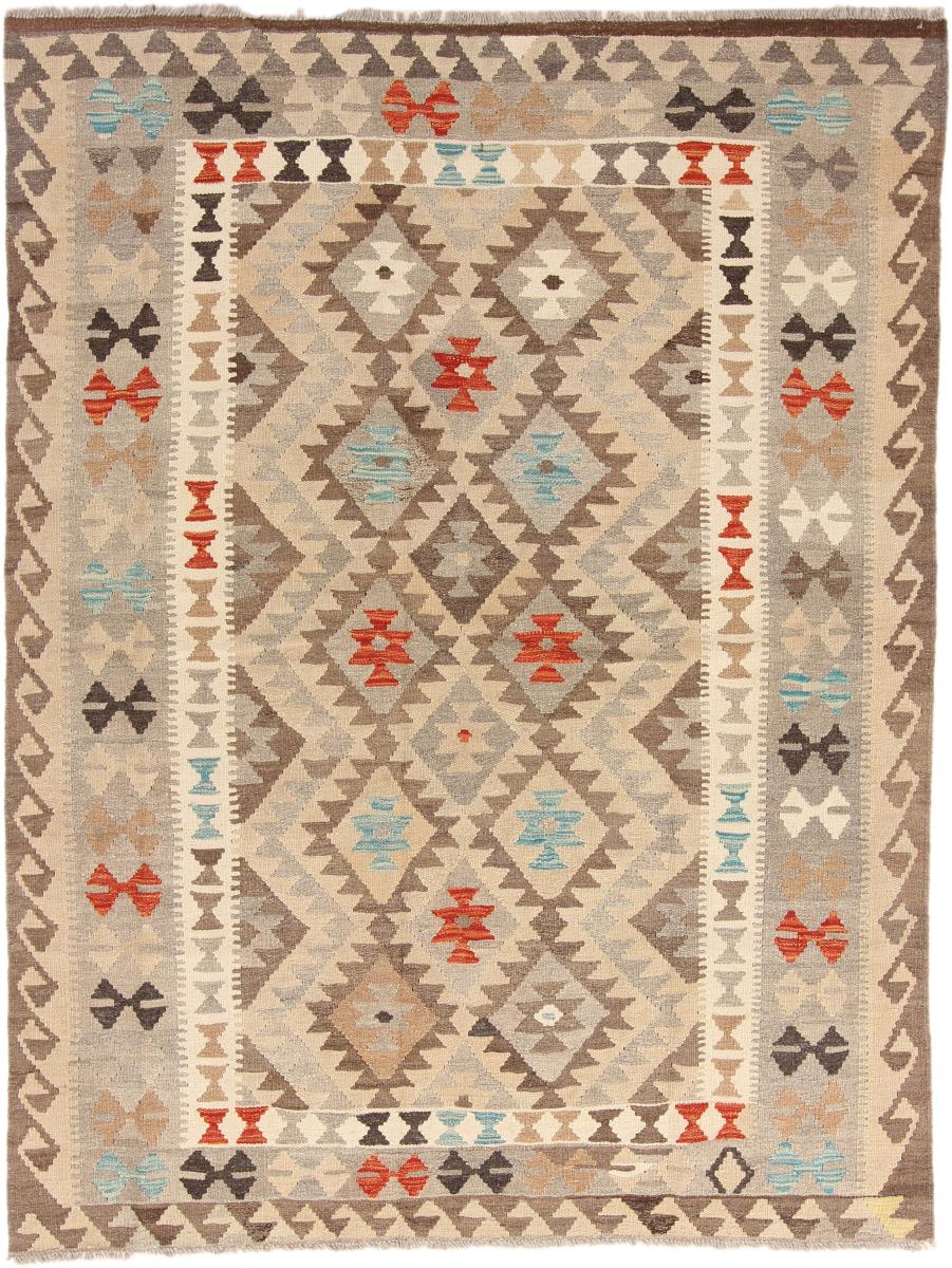 Tapete afegão Kilim Afegão 201x153 201x153, Tapete persa Tecido à mão