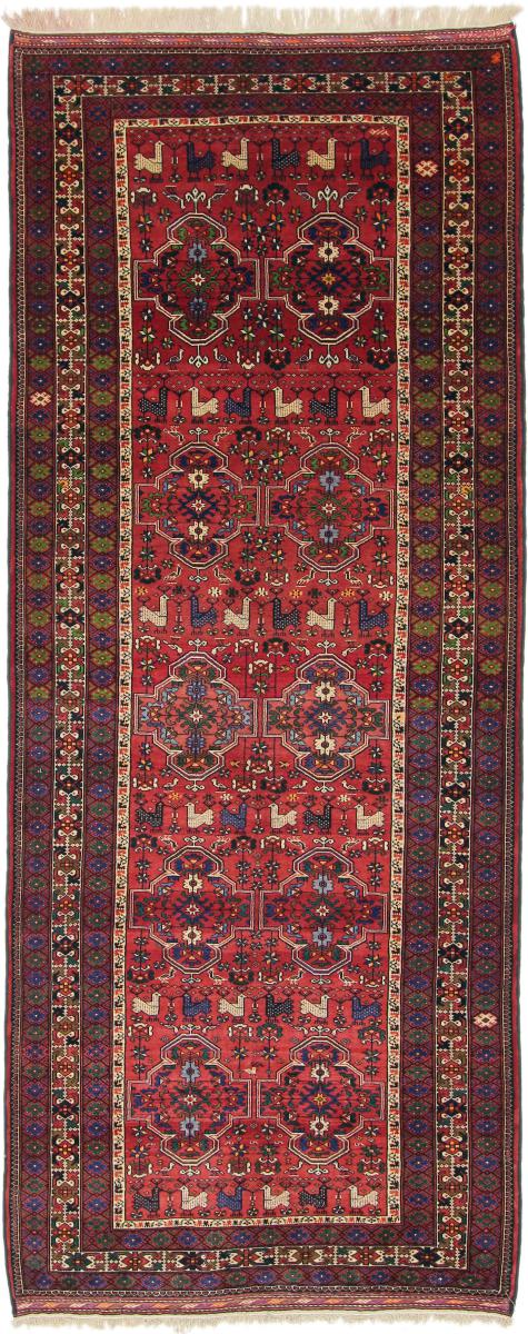 Persian Rug Turkaman 414x168 414x168, Persian Rug Knotted by hand