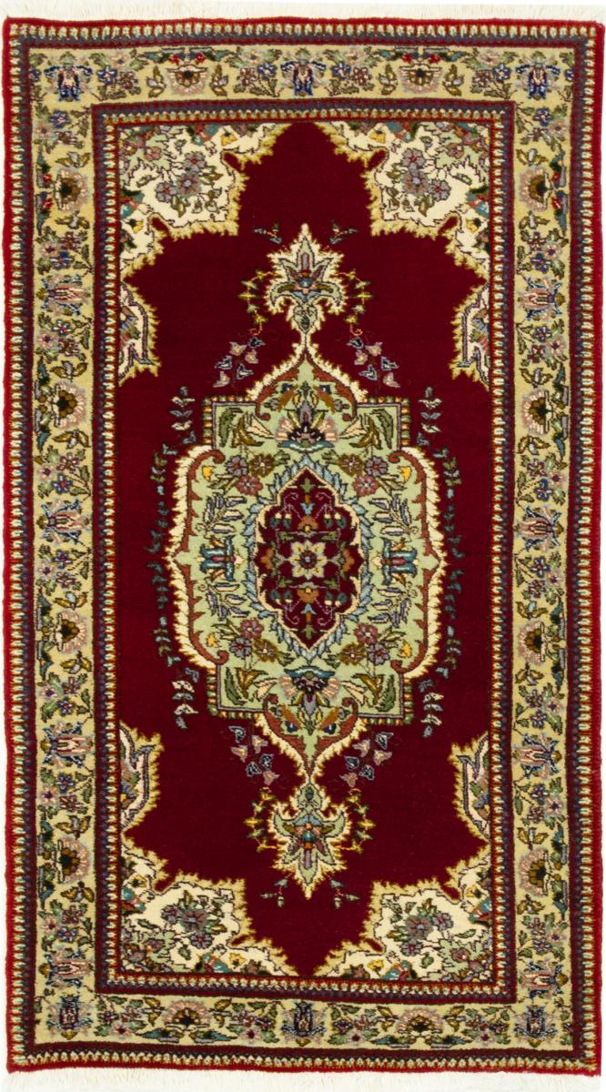 Persian Rug Tabriz 4'8"x2'7" 4'8"x2'7", Persian Rug Knotted by hand