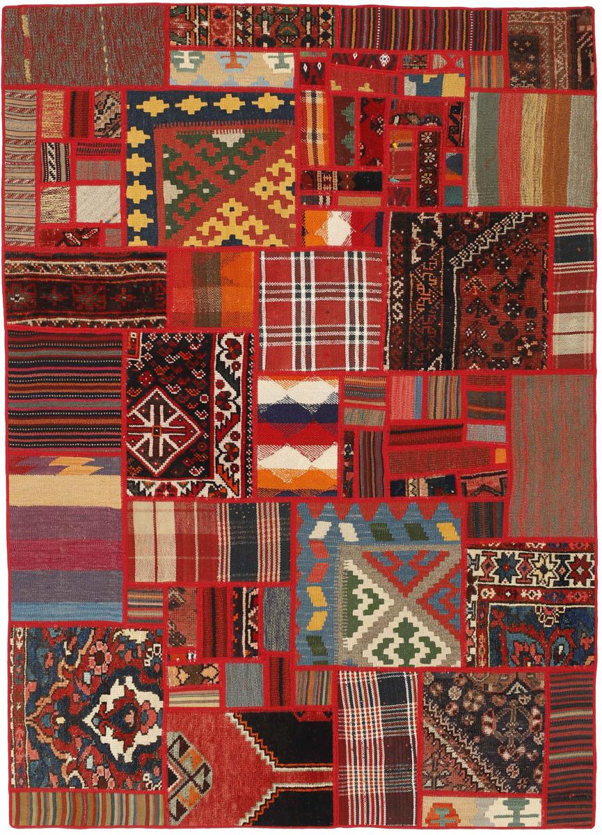 Perzsa szőnyeg Kilim Patchwork 199x141 199x141, Perzsa szőnyeg szőttesek