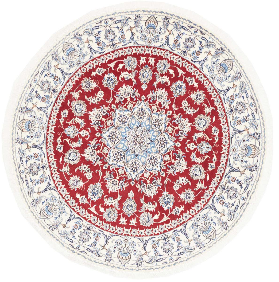 Alfombra persa Nain 209x203 209x203, Alfombra persa Anudado a mano