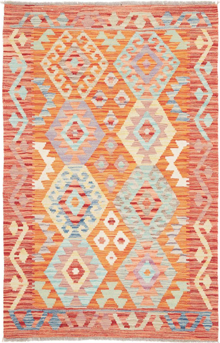 Afgán szőnyeg Kilim Afgán 158x102 158x102, Perzsa szőnyeg Kézzel szőtt