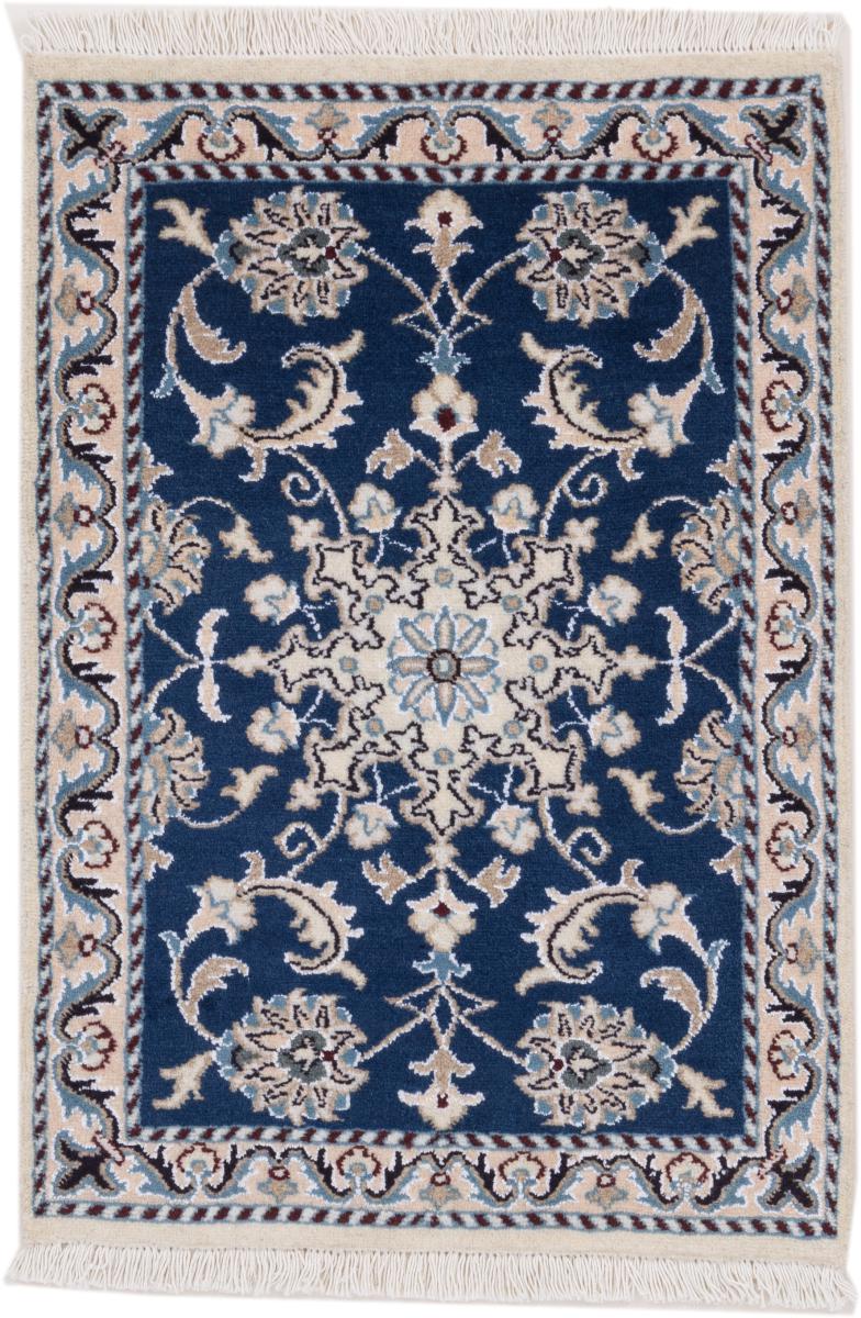 Tapis persan Naïn 91x61 91x61, Tapis persan Noué à la main
