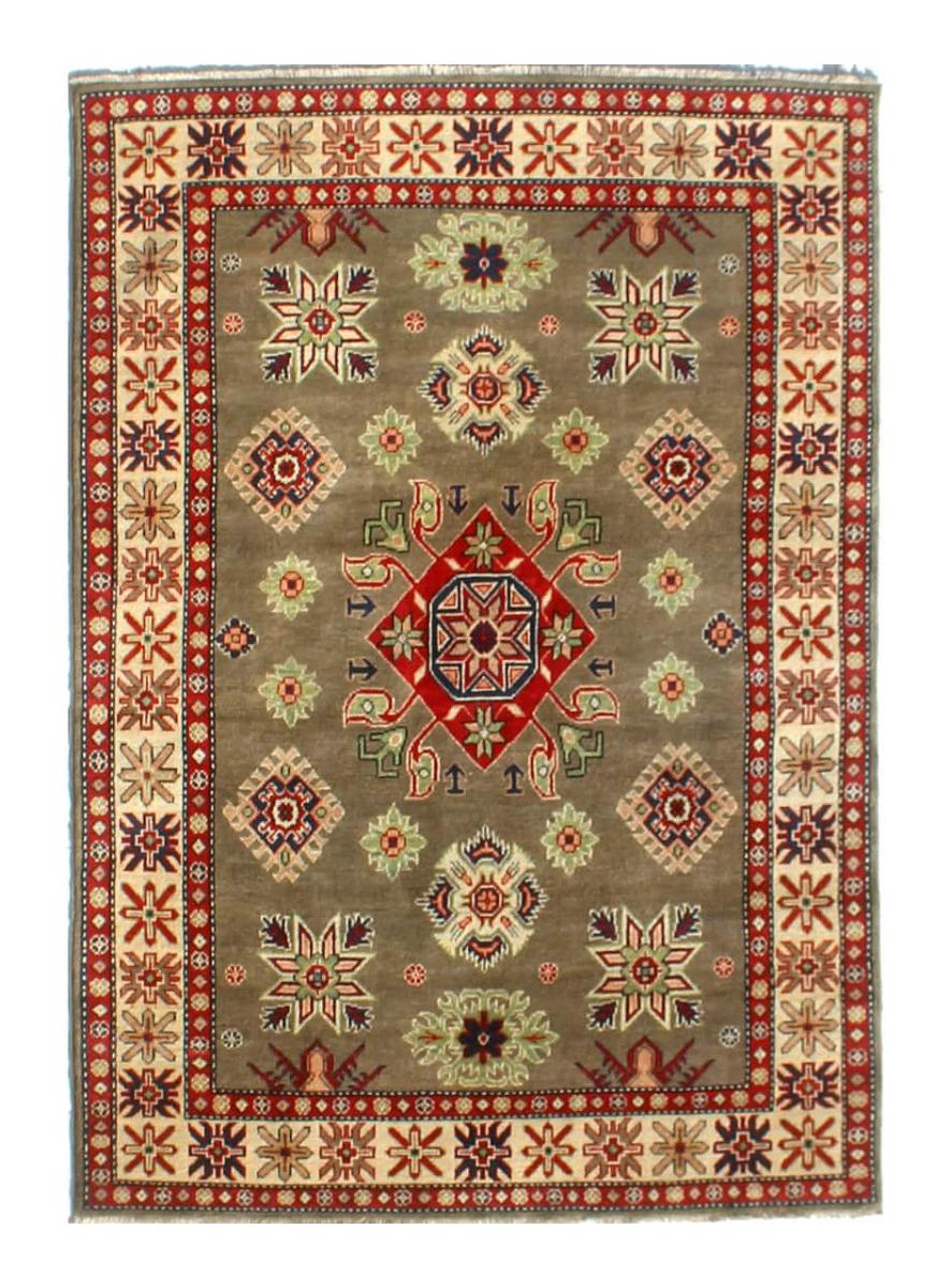Afghansk tæppe Kazak Ghazni 209x148 209x148, Persisk tæppe Knyttet i hånden