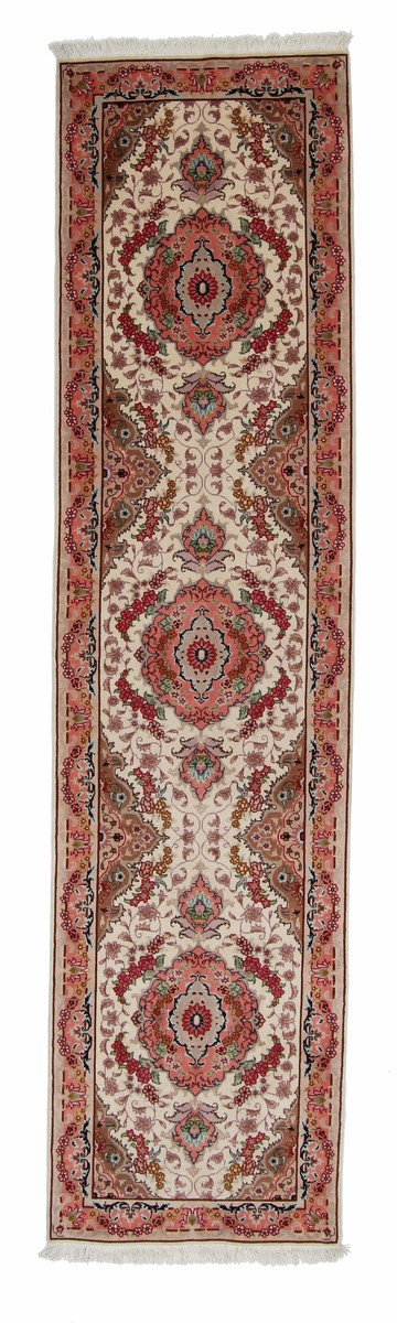 Perserteppich Täbriz 50Raj 308x75 308x75, Perserteppich Handgeknüpft