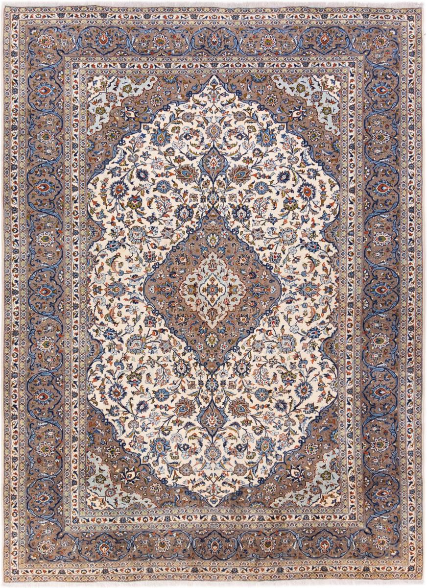 Perserteppich Keshan 399x297 399x297, Perserteppich Handgeknüpft