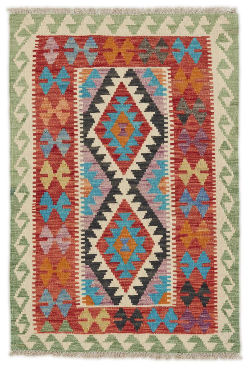 Tapete afegão Kilim Afegão 127x83 127x83, Tapete persa Tecido à mão