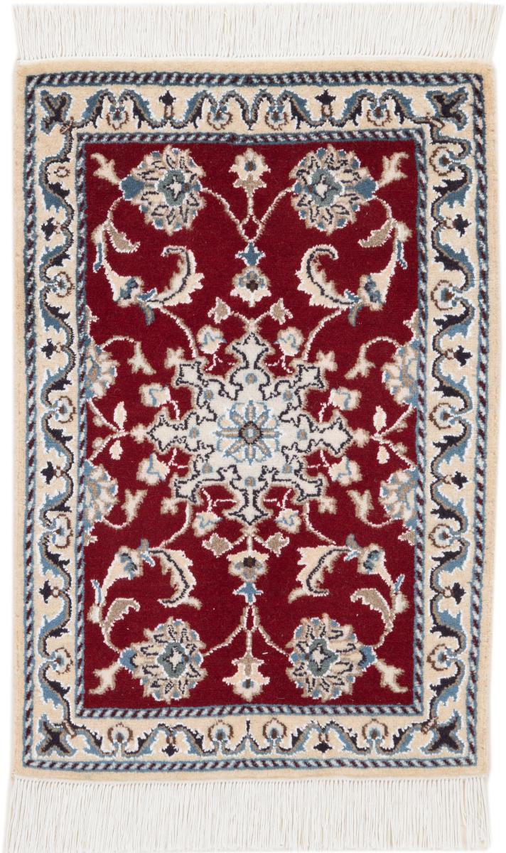 Persian Rug Nain 2'11"x2'0" 2'11"x2'0", Persian Rug Knotted by hand