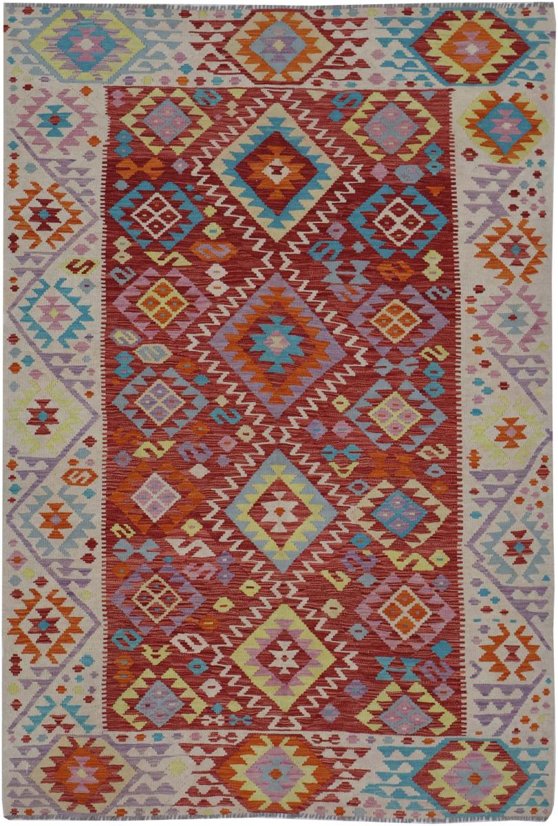 Afghaans tapijt Kilim Afghan 246x162 246x162, Perzisch tapijt Handgeweven