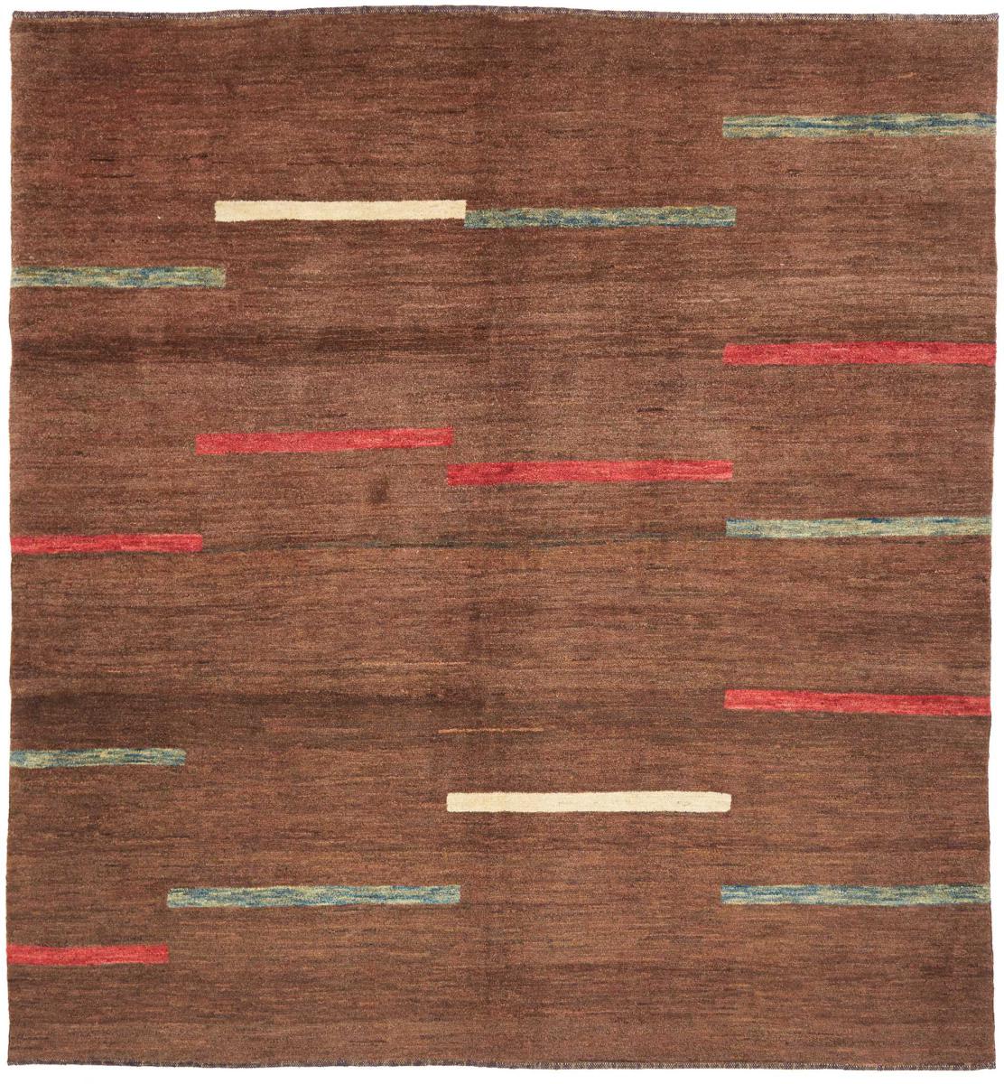 Persian Rug Persian Gabbeh Kashkuli 233x219 233x219, Persian Rug Knotted by hand