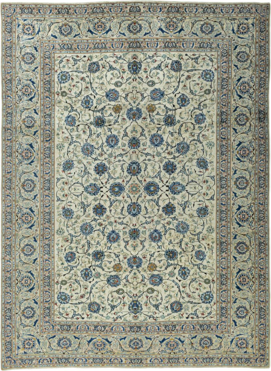 Tapis persan Kashan 394x291 394x291, Tapis persan Noué à la main