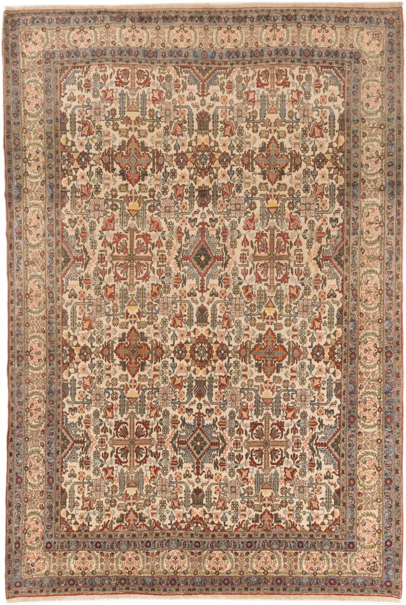 Tapis persan Ghom 326x221 326x221, Tapis persan Noué à la main