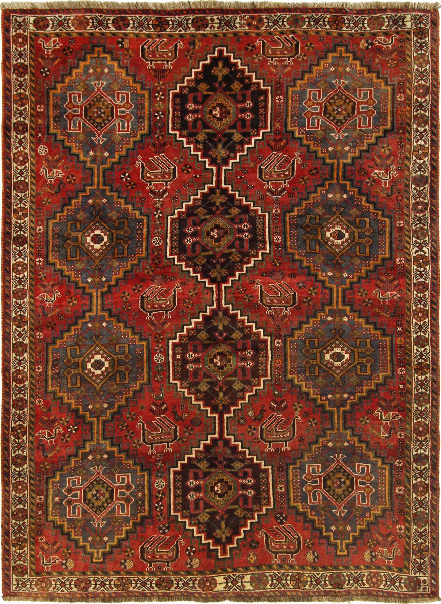 Persisk matta Ghashghai 254x186 254x186, Persisk matta Knuten för hand