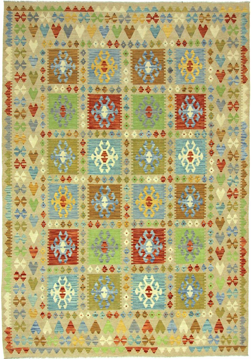 Tapete afegão Kilim Afegão 295x206 295x206, Tapete persa Tecido à mão