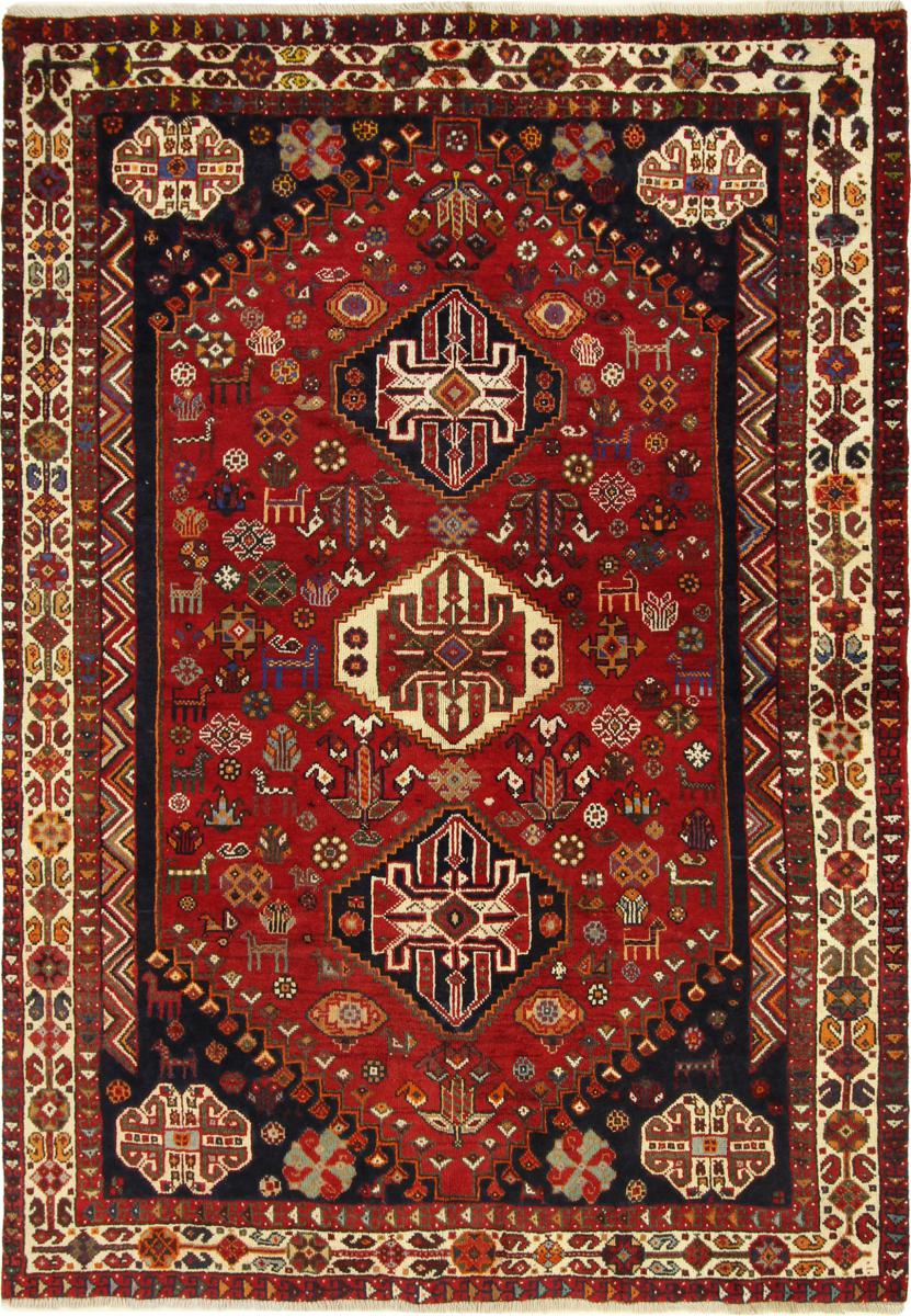 Alfombra persa Ghashghai 256x172 256x172, Alfombra persa Anudado a mano