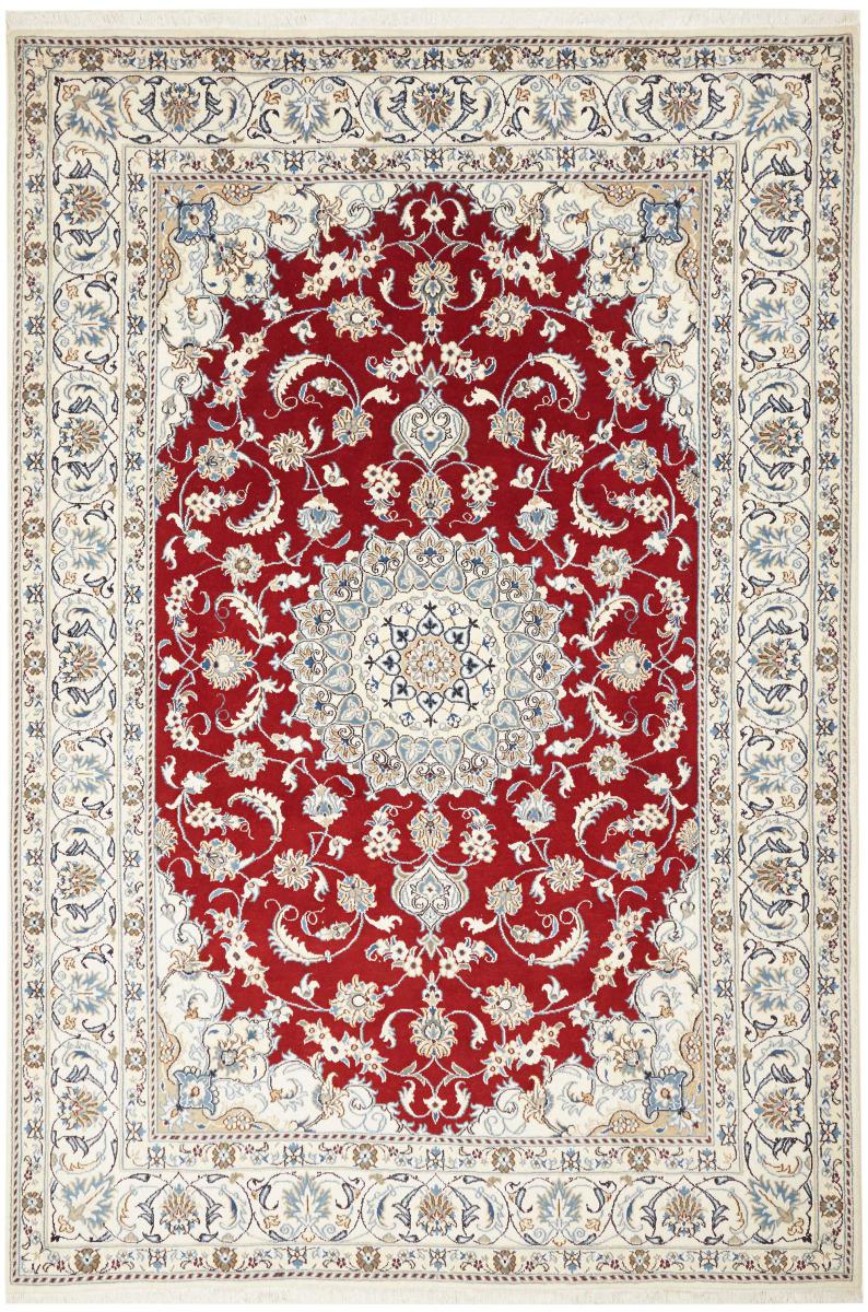 Tapis persan Naïn 301x201 301x201, Tapis persan Noué à la main