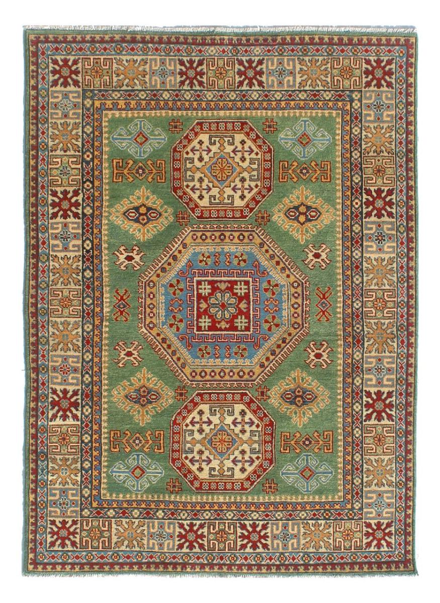 Afghansk tæppe Kazak Ghazni 198x148 198x148, Persisk tæppe Knyttet i hånden