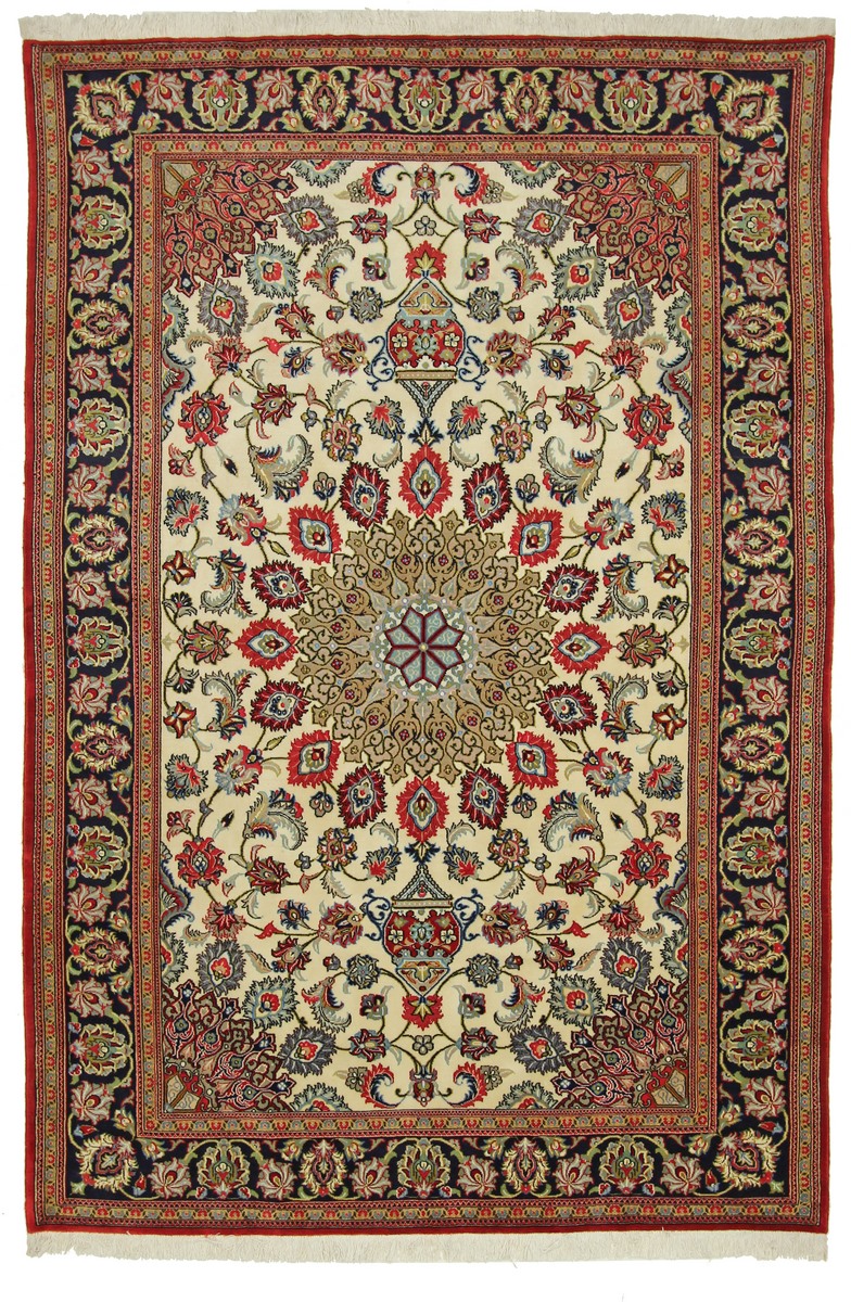 Tappeto persiano Qum Kork 290x197 290x197, Tappeto persiano Annodato a mano