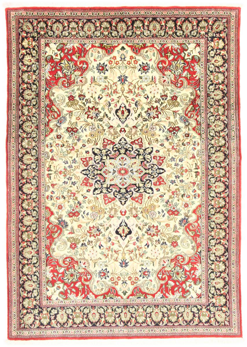 Persisk tæppe Ghom 213x148 213x148, Persisk tæppe Knyttet i hånden