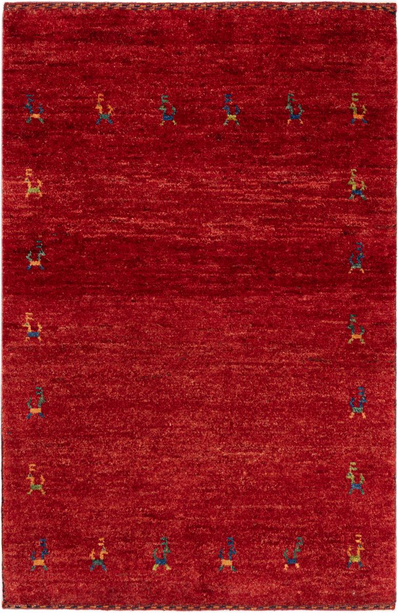 Tapete persa Persa Gabbeh Kashkuli Banafsheh 120x81 120x81, Tapete persa Atado à mão