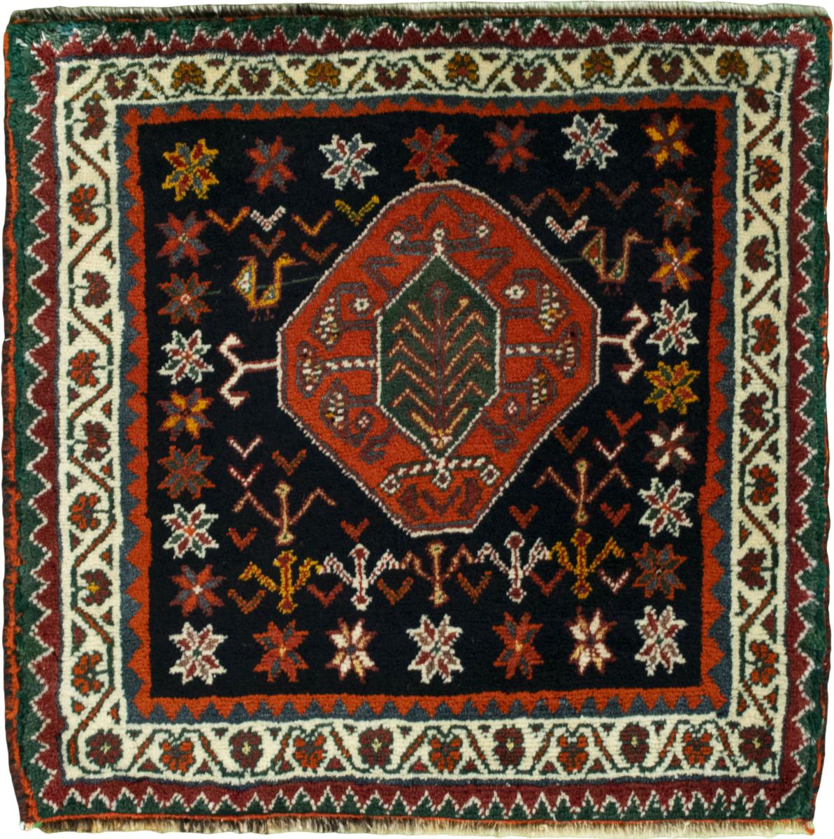 Persialainen matto Shiraz 59x64 59x64, Persialainen matto Solmittu käsin