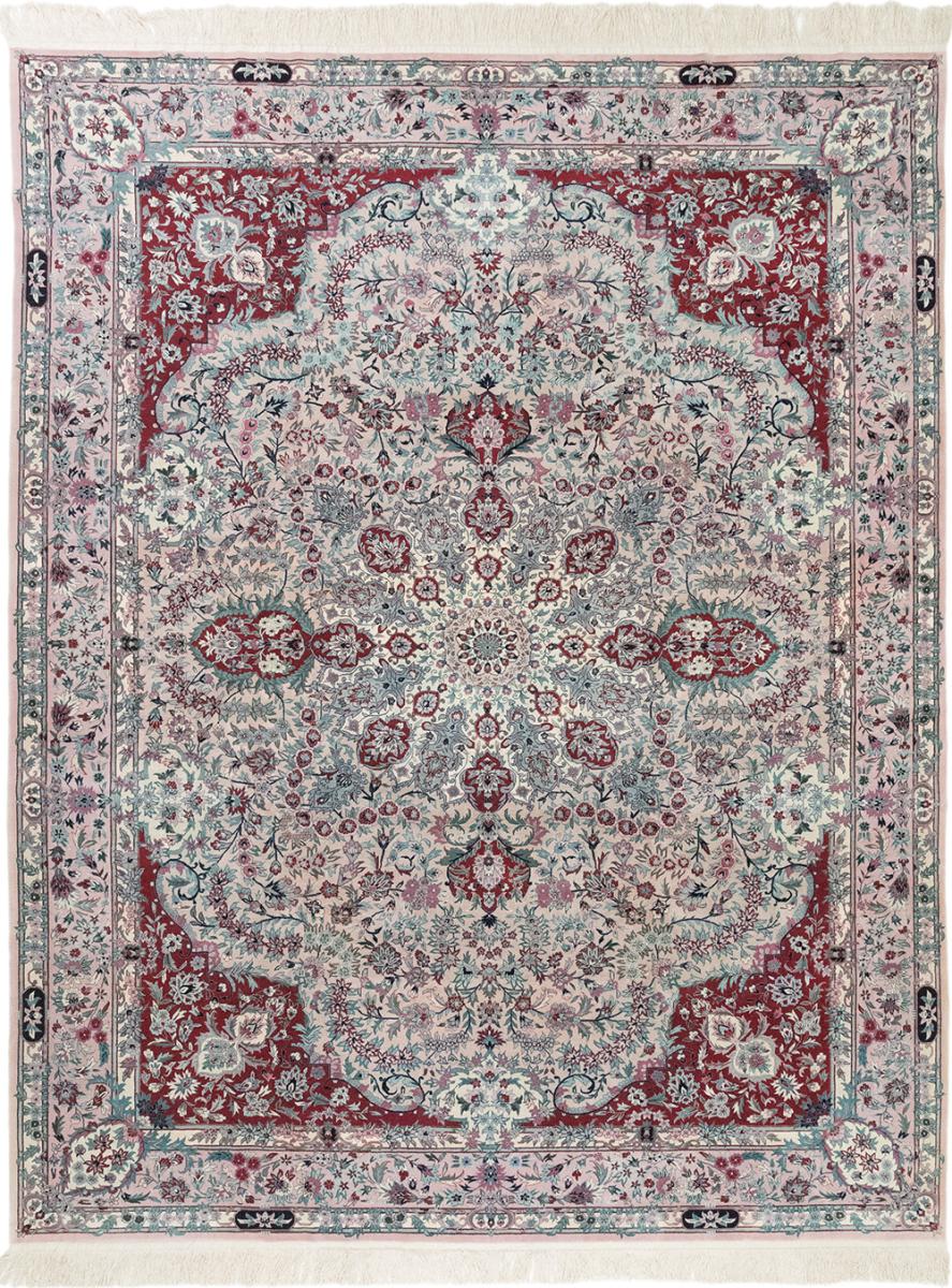 Chinese rug Isfahan 12'0"x8'11" 12'0"x8'11", Persian Rug Knotted by hand