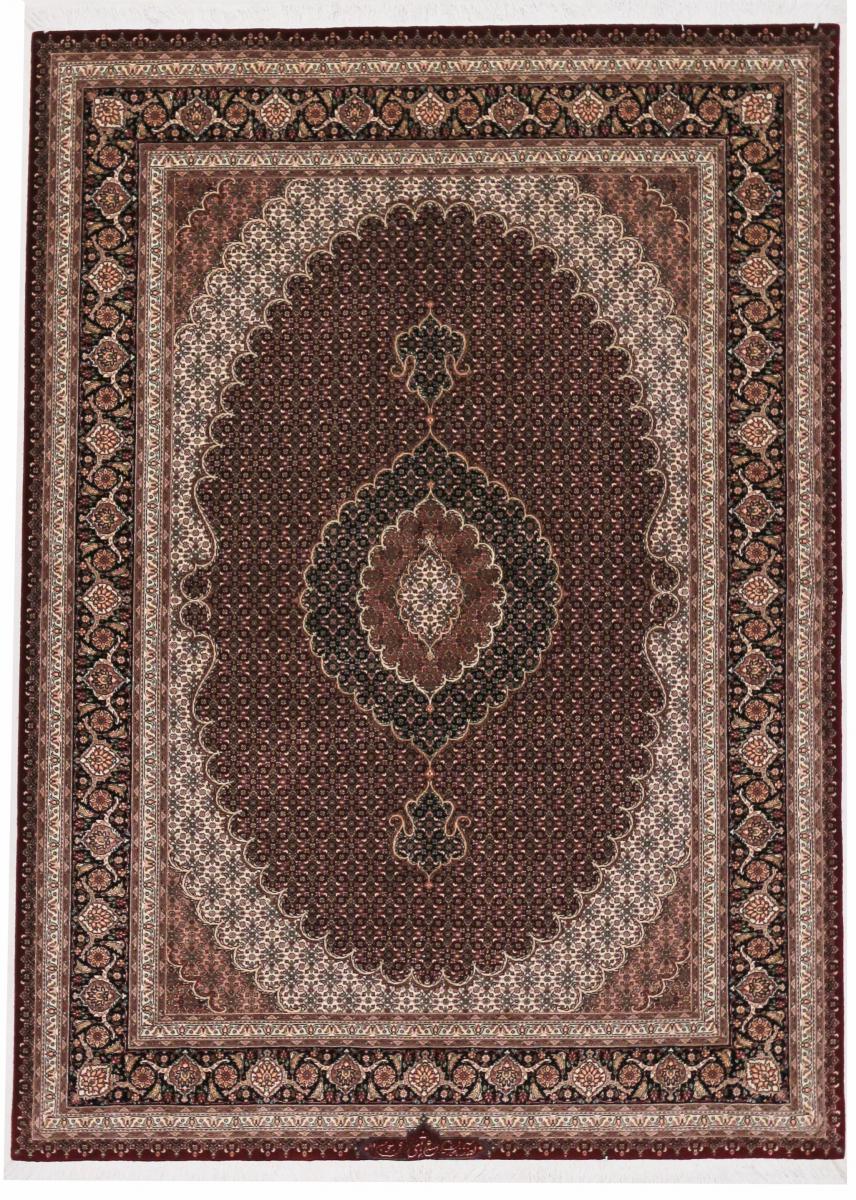 Tapete persa Tabriz Mahi Super 6'11"x5'0" 6'11"x5'0", Tapete persa Atado à mão