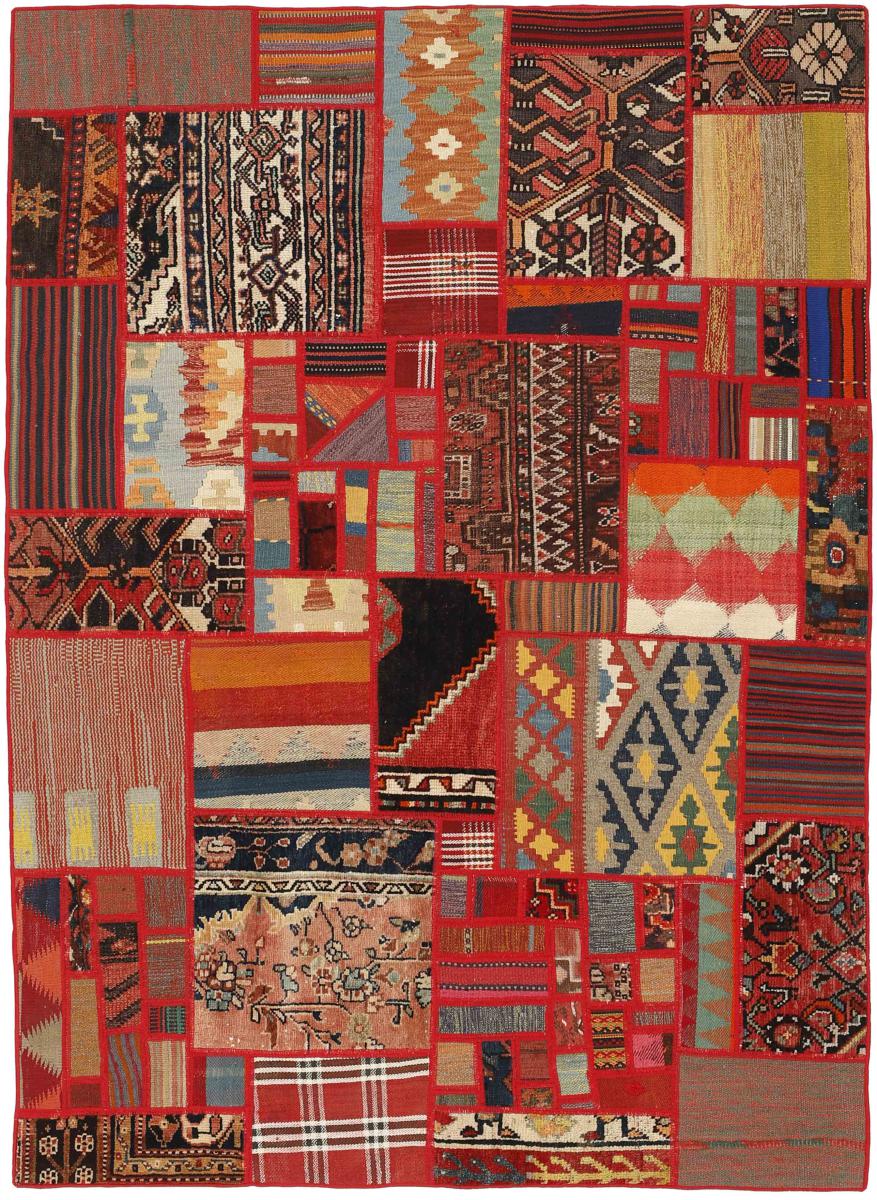 Perzsa szőnyeg Kilim Patchwork 201x139 201x139, Perzsa szőnyeg szőttesek