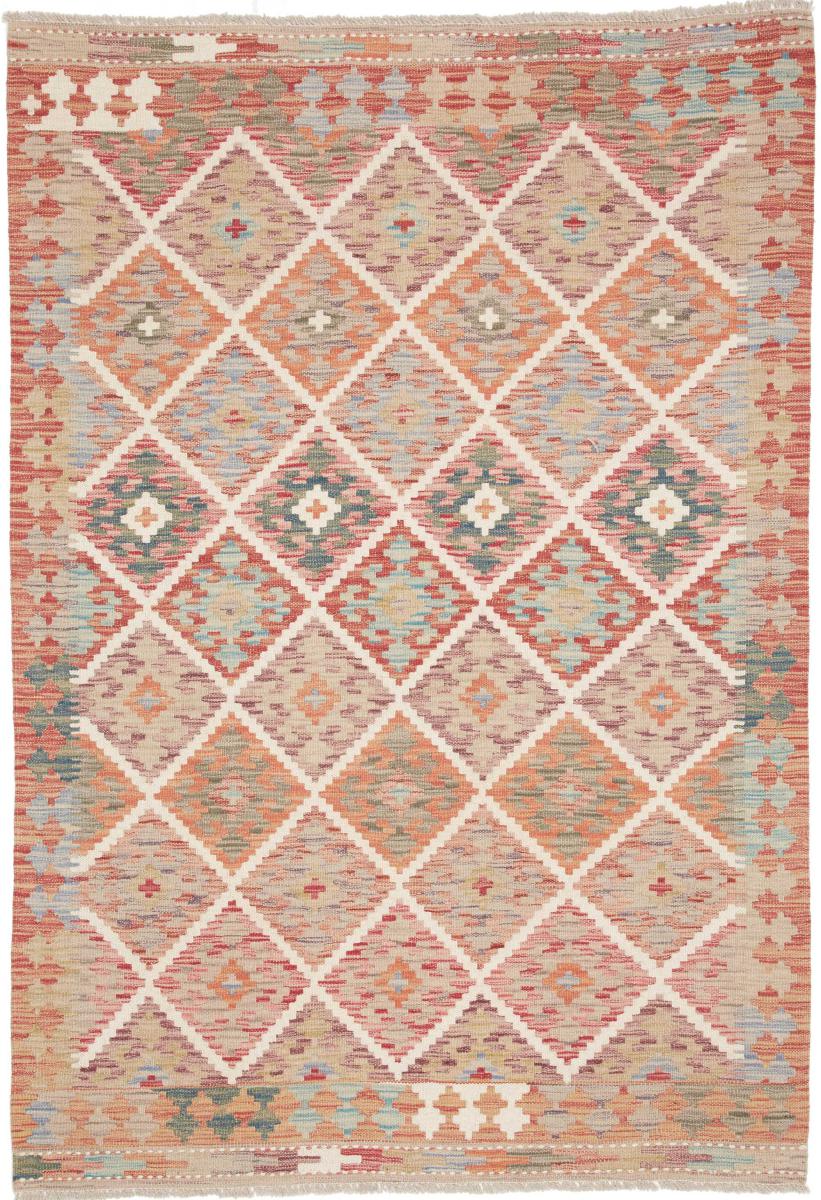 Tapete afegão Kilim Afegão 182x124 182x124, Tapete persa Tecido à mão