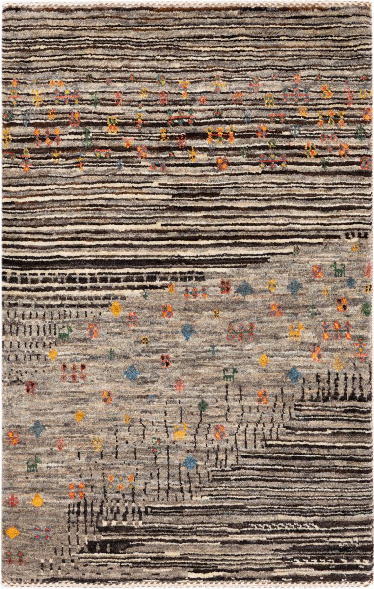 Tappeto persiano Persiano Gabbeh Loribaft Atelier 99x64 99x64, Tappeto persiano Annodato a mano