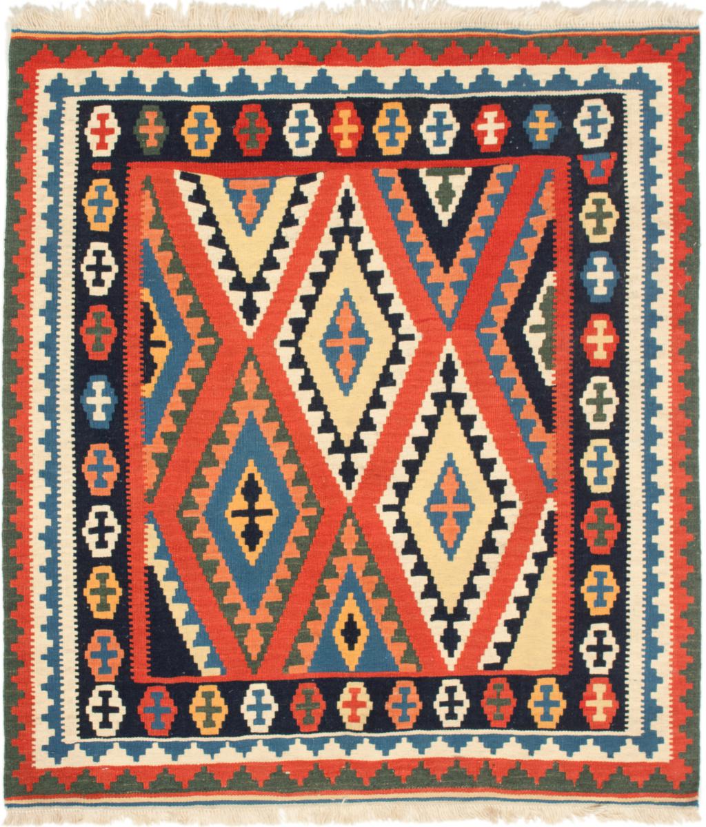 Tapete persa Kilim Fars 113x101 113x101, Tapete persa Tecido à mão