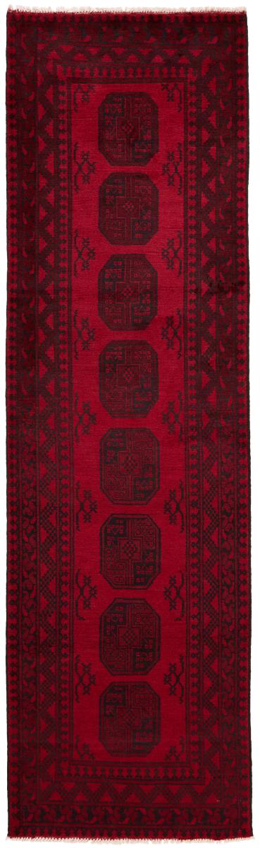 Afghansk tæppe Afghan Akhche 294x86 294x86, Persisk tæppe Knyttet i hånden