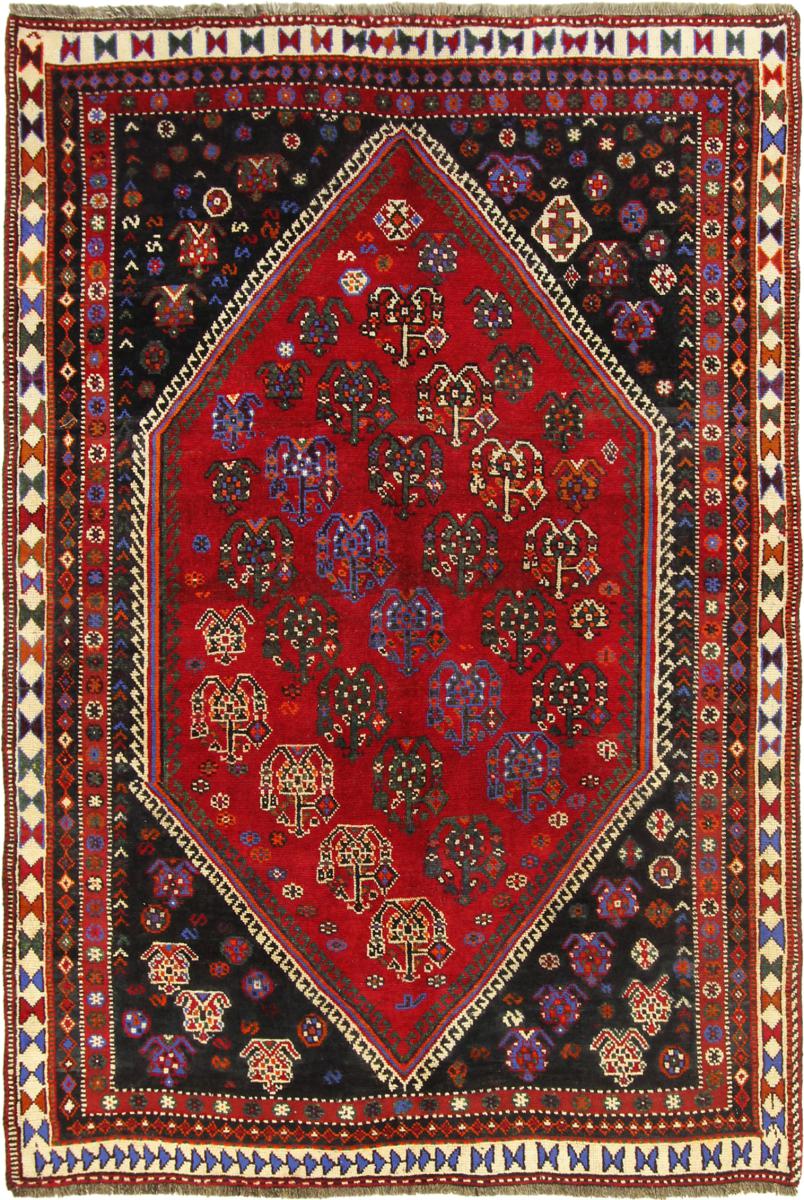 Alfombra persa Ghashghai 231x151 231x151, Alfombra persa Anudado a mano