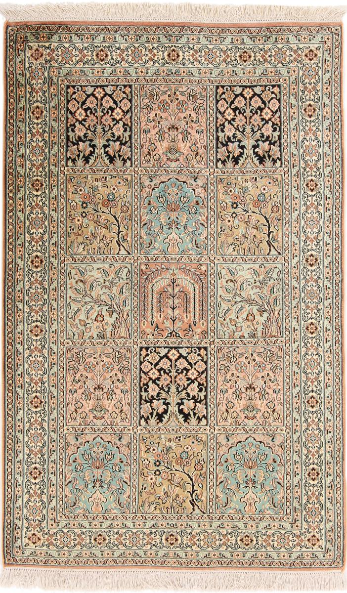 Tappeto indiano Cachemire di Seta 154x96 154x96, Tappeto persiano Annodato a mano