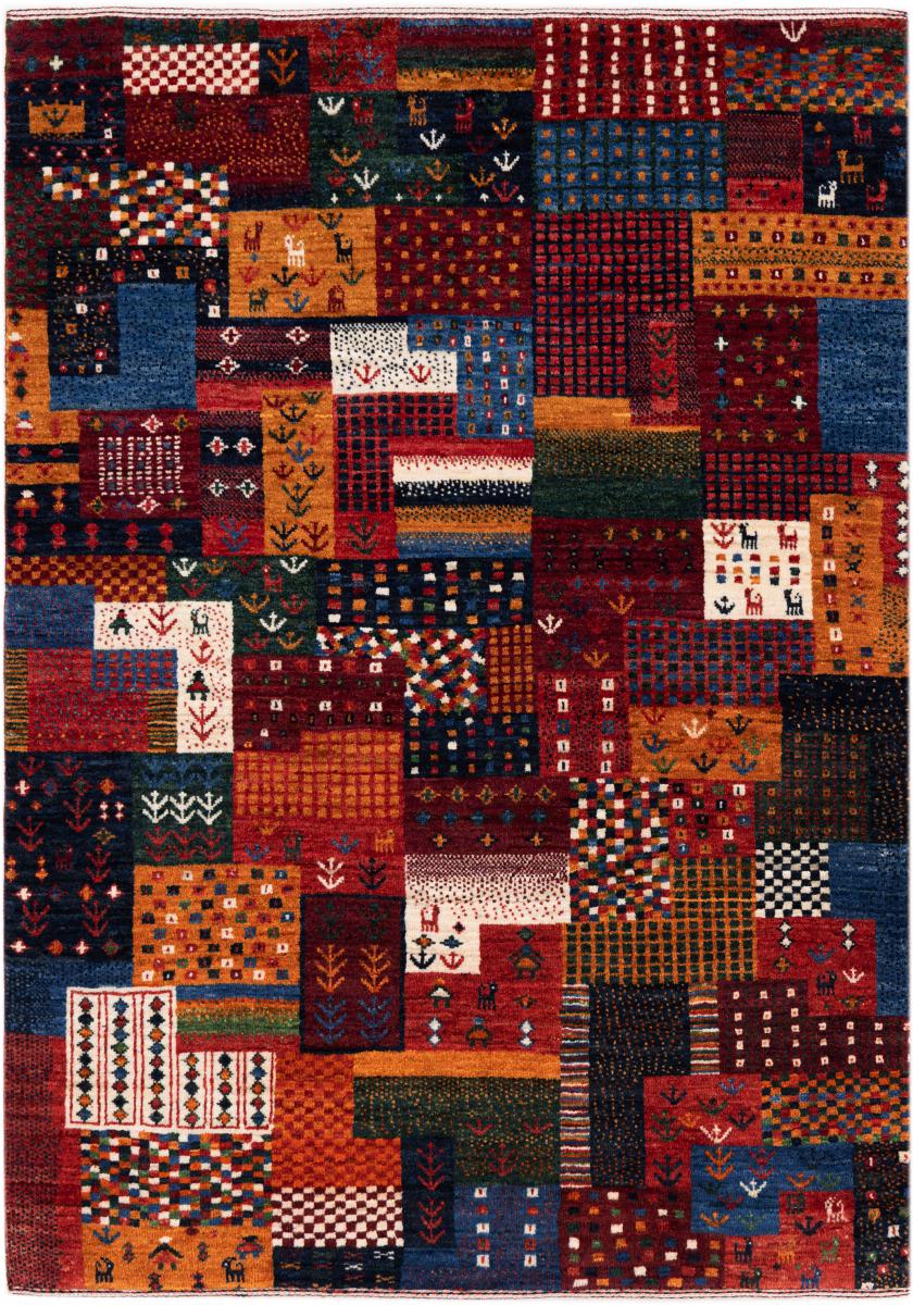 Perzisch tapijt Perzisch Gabbeh Loribaft Nowbaft 141x101 141x101, Perzisch tapijt Handgeknoopte